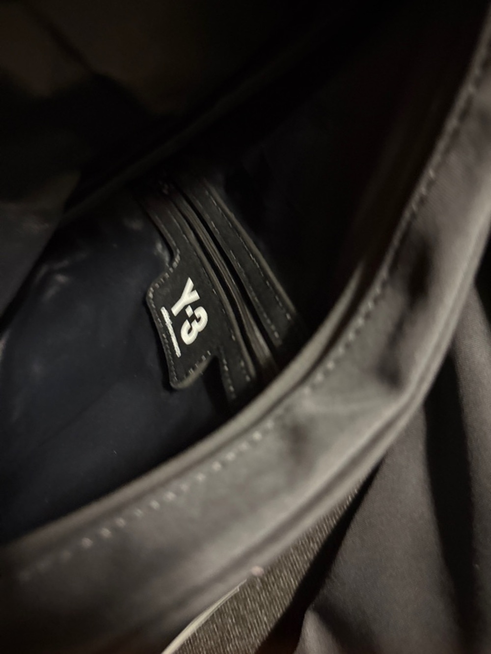 NWT adidas Y-3 Yohji Yamamoto sling messenger bag in black - Picture 7 of 8